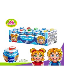 Сахарное драже Канди Клаб  7гр*24*(12бл) Сгущёнка