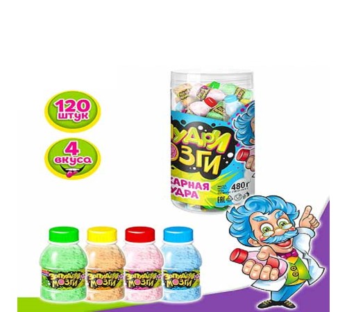 Сахарная пудра Канди Клаб  4гр*120*(6бан) Запудри Мозги