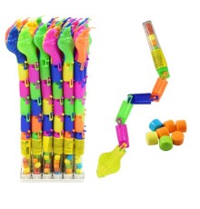 Игрушка в тубе Канди Клаб Драже  2гр*30*(12бл) Змейка