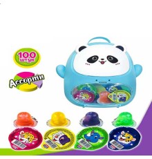 Желейный десерт  Канди Клаб 13гр*100*(6бан) Рюкзачок с изображением Панды