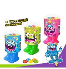 Сахарное драже Канди Клаб  7гр*30*(12бл) Монстрик-Попрыгун