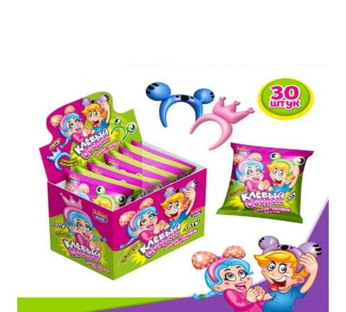 Карамель Канди Клаб Взрывная  1гр*30*(12бл) Приколисты Клёвый Ободок