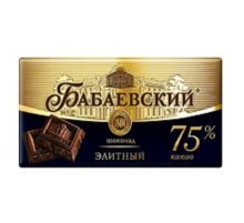 Бабаевский  шоколад  75гх19шт*(4бл) Элитный 75%