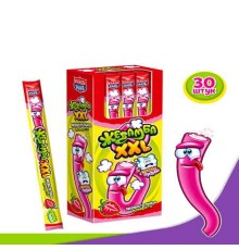 Жевательная конфета Канди Клаб 15гр*30*(12бл) Жевамба XXL со вкусом Клубники