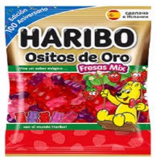Жевательный мармелад  HARIBO 100г*18 Ositos de Oro Золотые Мишки Клубничный микс