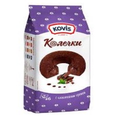 Сдобные Колечки "Ковис" 240гр*6  Шоколадный крем