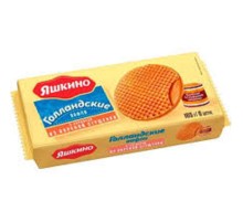 Вафли Голландские Яшкино 165г*24 Вареная сгущенка