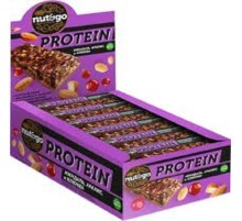 Батончики Protein Nut&Go 36г*18*(8бл) Миндаль,Арахис и Клюква