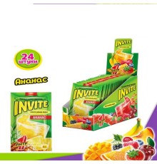 INVITE  растворимый напиток 5гр*24*(8бл) Ананас