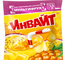 INVITE  растворимый напиток 12гр*24*(6бл) Мультифрукт