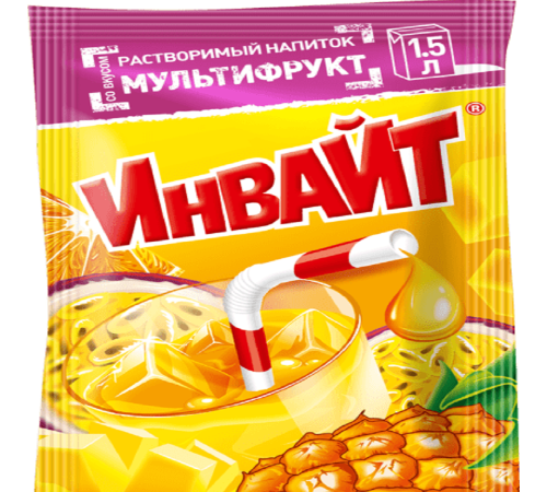 INVITE  растворимый напиток 12гр*24*(6бл) Мультифрукт