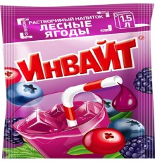 INVITE  растворимый напиток 12гр*24*(6бл) Лесные ягоды