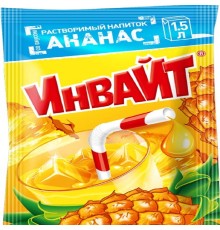 INVITE  растворимый напиток 12гр*24*(6бл) Ананас