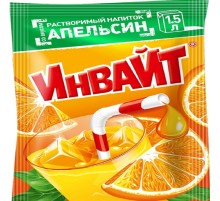 INVITE  растворимый напиток 12гр*24*(6бл) Апельсин