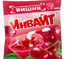 INVITE  растворимый напиток 12гр*24*(6бл) Вишня