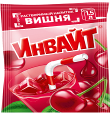 INVITE  растворимый напиток 12гр*24*(6бл) Вишня