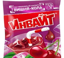 INVITE  растворимый напиток 12гр*24*(6бл) Вишня-Кола
