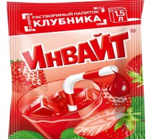 INVITE  растворимый напиток 12гр*24*(6бл) Клубника