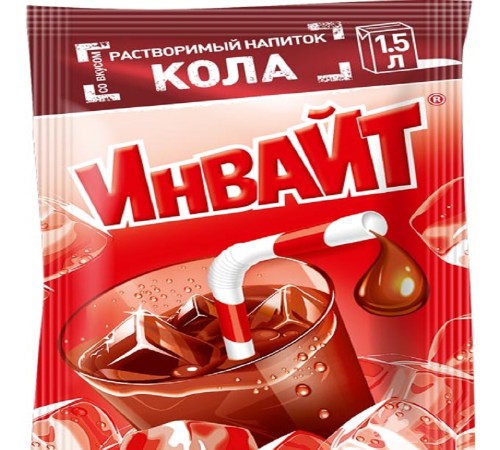 INVITE  растворимый напиток 12гр*24*(6бл) Кола