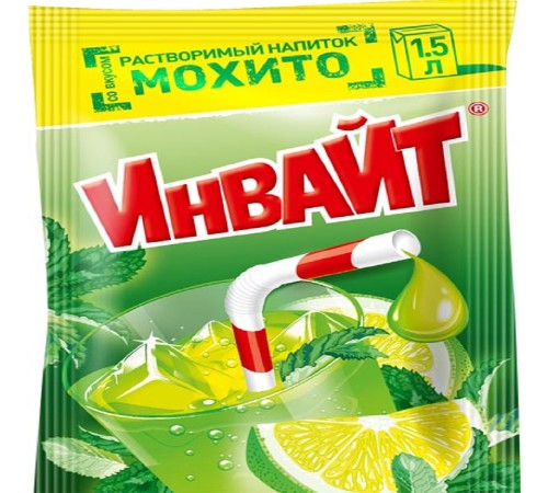 INVITE  растворимый напиток 12гр*24*(6бл) Мохито