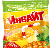 INVITE  растворимый напиток 12гр*24*(6бл) Тропический коктейль