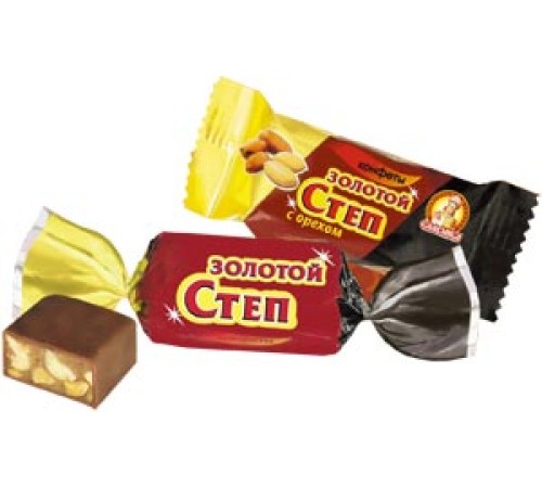 Славянка конфеты "Степ золотой" 6пак*1кг