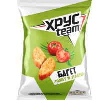 Хрустим Багет 60г*24  Томат Зелень