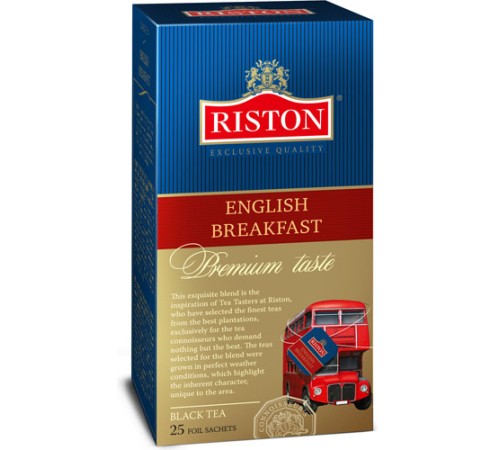 Ристон чай 25 пак*2 г*(10) Английский Завтрак