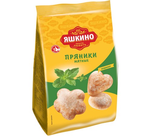 Пряники Яшкино Мятные 350г*8