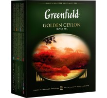 Гринфилд чай 100пак*2г*(9) Голден Цейлон черный/цейлонский
