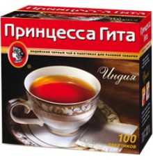 Принцесса  Гита чай 100 пак*2г*(16) черный с /яр.