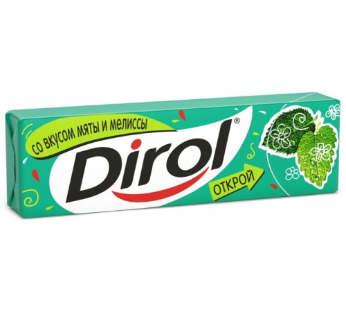 Дирол жевательная резинка 13,6гх30*(24бл) Мята Мелисса