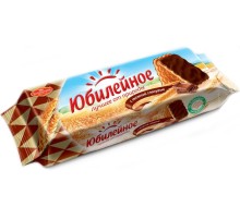 Юбилейное  печенье 116г*60  С темной глазурью