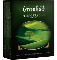 Гринфилд чай 100пак*2г*(9) Флайнг Драгон зеленый/китайский