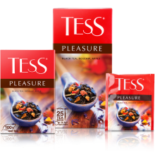 Тесс Чай  25пак.*1,5г*(10) Плэжа черный/яблоко/шиповник