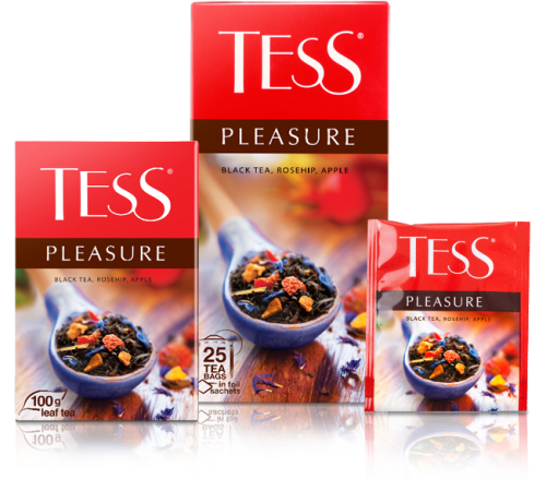 Тесс Чай  25пак.*1,5г*(10) Плэжа черный/яблоко/шиповник