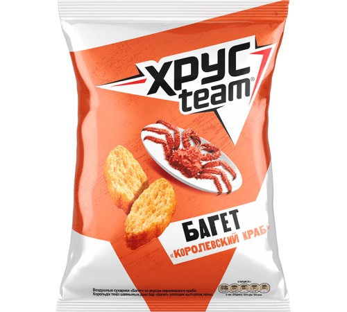Хрустим Багет 60г*24  Королевский Краб