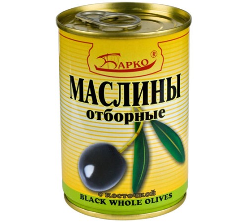 Маслины "Барко" 280мл*12 С косточкой