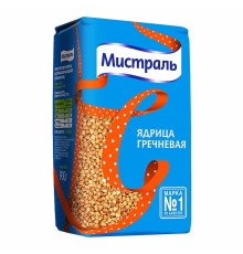 Гречка"Мистраль"шлифованное 900г*12