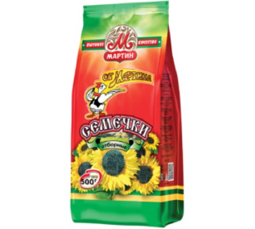 Семечки От Мартина Отборные 500 г*10/Красная коробка/