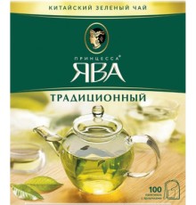 Принцесса  Ява Зеленый чай 100пак*2гр*(18)