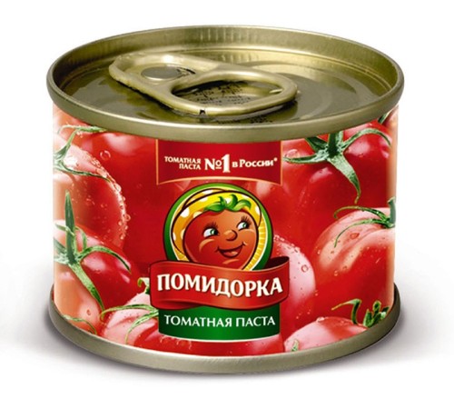 Томатная паста "Помидорка" ж/б ключ  70г*50
