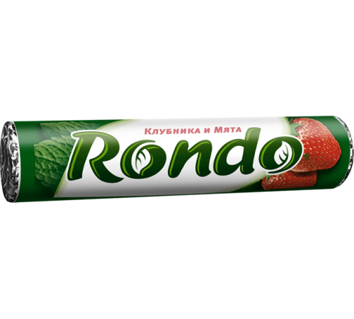 Рондо Клубника  30гх14шт*(16бл)- освежающие конфеты