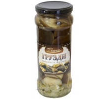Грибные грузди маринованные"Барко" 314мл*12 ст/банке