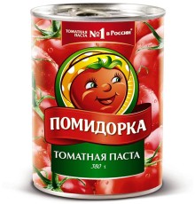 Томатная паста "Помидорка" ж/б ключ 380г*12