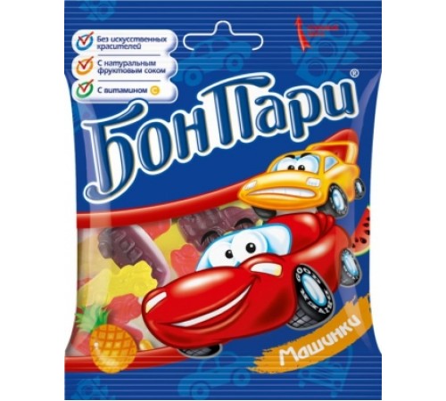 Бон-Пари"Савинов"Мармелад Жеват. 75г*15 Машинки