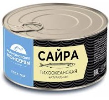 Сайра НДМ "Мамоновский Рыбоконсервный Комбинат" ГОСТ 250г*48