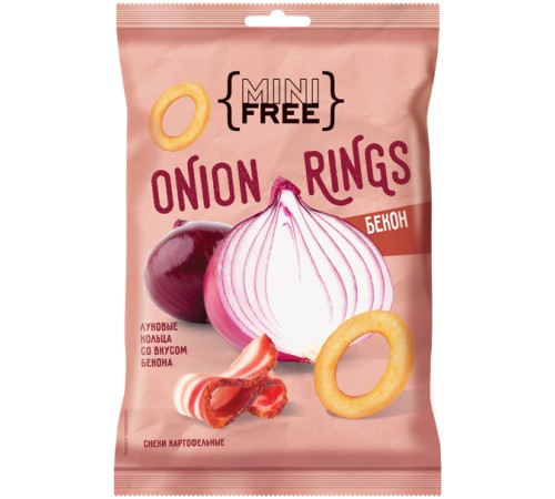 Чипсы"Мini Free" Бекон 45г*24