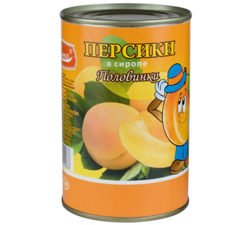 Персики консервированные ж/б "Барко" 425мл*24