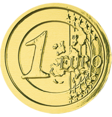 Шоко Монеты 6г*120*(4бл) Евро /МД/